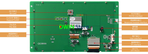 DMG10600C101_03W T5L1 UART HMI 10.1" IPS ЖК-дисплей коммерческого класса фото 2
